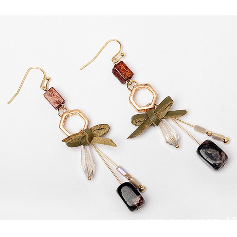 NEW Original Design Smoky Quartz Dangle Earrings - Picture 1 of 6